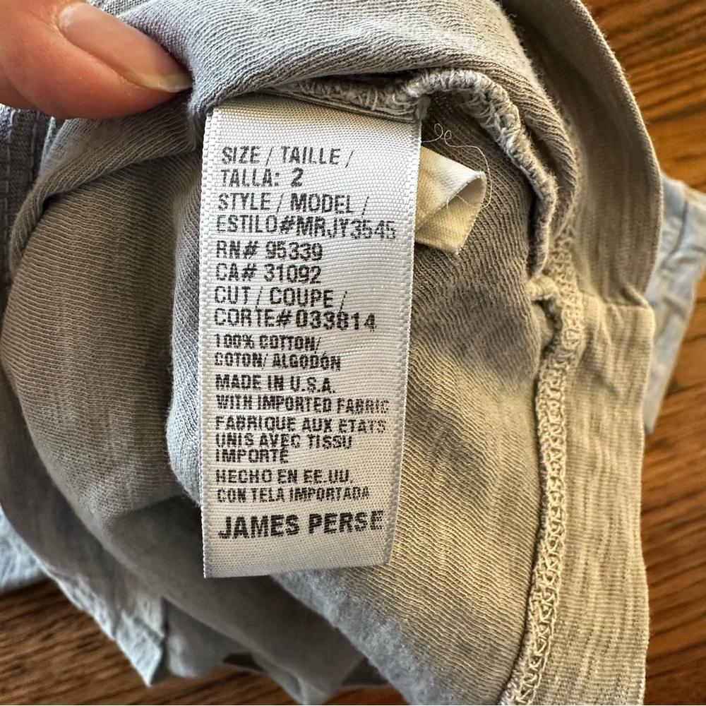 Bundle of James Perse & Marine Layer long sleeve Med Henleys - Picture 13 of 17